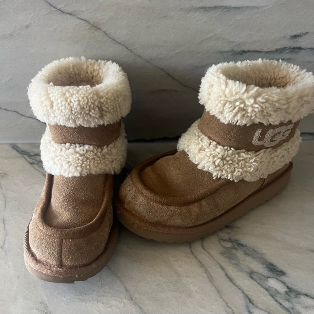 UGG Ultra Mini Fluff Shearling Boots